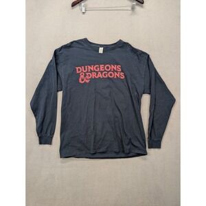 Dungeons & Dragons Long Sleeve T Shirt XL Black Graphic Tee 2020 Wizards